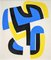 Jean Dewasne, Abstract Composition, 1952, Stencil in Gouache, Image 1