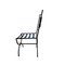Vintage Wrought Iron Chairs, 2000s, Set of 6 4