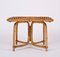 Tavolino da caffè quadrato Mid-Century in bambù e vimini di Vivai Del Sud, Italia, anni '70, Immagine 8