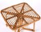 Mid-Century Italian Square Bamboo and Rattan Coffee Table from Vivai Del Sud, 1970s 3
