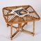 Mid-Century Italian Square Bamboo and Rattan Coffee Table from Vivai Del Sud, 1970s 16