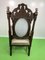 19th Century Baroque Carved Throne Chair 5