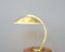 Bauhaus Brass Table Lamp by Hillebrand, 1950s 4
