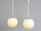 Art Deco Swedish Globe Pendant Lights 1920s, Set of 2, Image 2