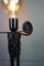 Art Deco French Wrought Iron Table Lamp by Charles Schneider, Image 4