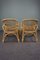 Rattan Armchairs with Armrests, Set of 4, Image 4