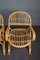 Rattan Armchairs with Armrests, Set of 4, Image 11