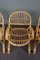 Rattan Armchairs with Armrests, Set of 4, Image 9