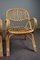Rattan Armchairs with Armrests, Set of 4, Image 7