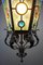 French Colorful Stained Glass Window Lantern 5