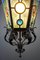 French Colorful Stained Glass Window Lantern, Image 5