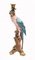 Hand-Painted Porcelain Parrot Candleholder, Image 1