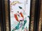 Chinesische Wandteller aus Porzellan mit vergoldeten Rahmen, 4er Set 6