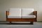 Swedish Modern 2-Seater Sofa in Pine and Bouclé, 1960s, Image 15