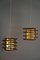 Mid-Century Pine Pendant Lights, Denmark, 1960s, Set of 2 6