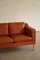 Dänisches Mid-Century 2-Sitzer Sofa aus cognacfarbenem Leder, 1970er 7