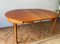 Teak Round Extending Dining Table and Matching Dining Chairs by Hans Olsen for Frem Rojle, 1950s, Set of 5 8