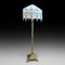 Victorian Brass Adjustable Floor Lamp 1