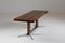 Large Rosewood and Metal Feet Coffee Table, 1960s, Image 3