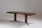 Large Rosewood and Metal Feet Coffee Table, 1960s, Image 6