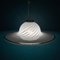 Lámpara colgante Swirl de cristal de Murano, años 70, Imagen 13