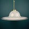 Lámpara colgante Swirl de cristal de Murano, años 70, Imagen 10
