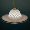 Swirl Murano Glass Pendant Lamp, Italy, 1970s, Image 12