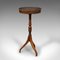 Small Antique Beech Bijouterie Display Side Table, 1890s 4