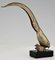 Andre Vincent Becquerel, Art Deco Fasan, 1925, Bronze & Marmor 6