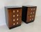 Art Deco Italian Black Lacquer and Gold Leaf Nightstands, 1930s, Set of 2, Image 5