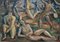 Nude Male Athletes at the Olympics, 1948, Oil on Canvas 2