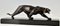 Rulas, Art Deco Panther, 1930, Bronze & Marble, Image 3