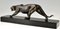 Rulas, Art Deco Panther, 1930, Bronze & Marble 7