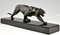 Rulas, Art Deco Panther, 1930, Bronze & Marble 6