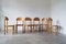 Brutalist Pine Wood Dining Chairs attributed to Rainer Daumiller for Hirtshals Savvaerk, Set of 6 1