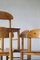 Brutalist Pine Wood Dining Chairs attributed to Rainer Daumiller for Hirtshals Savvaerk, Set of 6 6