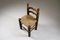 Holzstühle und Pailluated Sitze, Charles Dudouyt, Frankreich, 1950er, 8er Set zugeschrieben 2