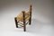 Wooden Chairs and Pailluated Seats attributed to Charles Dudouyt, France, 1950s, Set of 8, Image 3