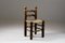 Holzstühle und Pailluated Sitze, Charles Dudouyt, Frankreich, 1950er, 8er Set zugeschrieben 5