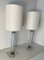 Table Lamps in Murano Glass and Chrome with White Lampshade, 2000s, Set of 2 10