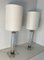 Table Lamps in Murano Glass and Chrome with White Lampshade, 2000s, Set of 2, Image 10