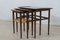 Tables Gigognes Mid-Century en Teck, Danemark, 1960s, Set de 3 3