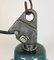 Industrial Green Enamel Factory Lamp with Cast Iron Top, 1960s, Image 5