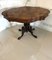 Antique Victorian Burr Walnut Centre Table, 1860s, Image 1