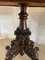 Antique Victorian Burr Walnut Centre Table, 1860s 8