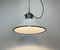 Industrial White Enamel Industrial Lamp with Cast Aluminium Top from Eow, 1950s 9