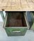 Green Industrial Worktable with Two Iron Drawers, 1960s 16