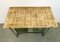 Green Industrial Worktable with Two Iron Drawers, 1960s 12