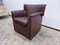 Italian Brown Armchair in Leather by Tobia Scarpa for B&B Italia, Image 4