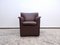 Italian Brown Armchair in Leather by Tobia Scarpa for B&B Italia, Image 1